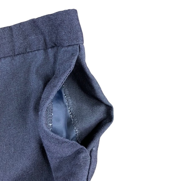 Mario Serrani Blue Stretch Bermuda Walking Shorts, Golf, High Rise - Picture 4 of 7